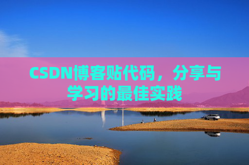 CSDN博客贴代码，分享与学习的最佳实践
